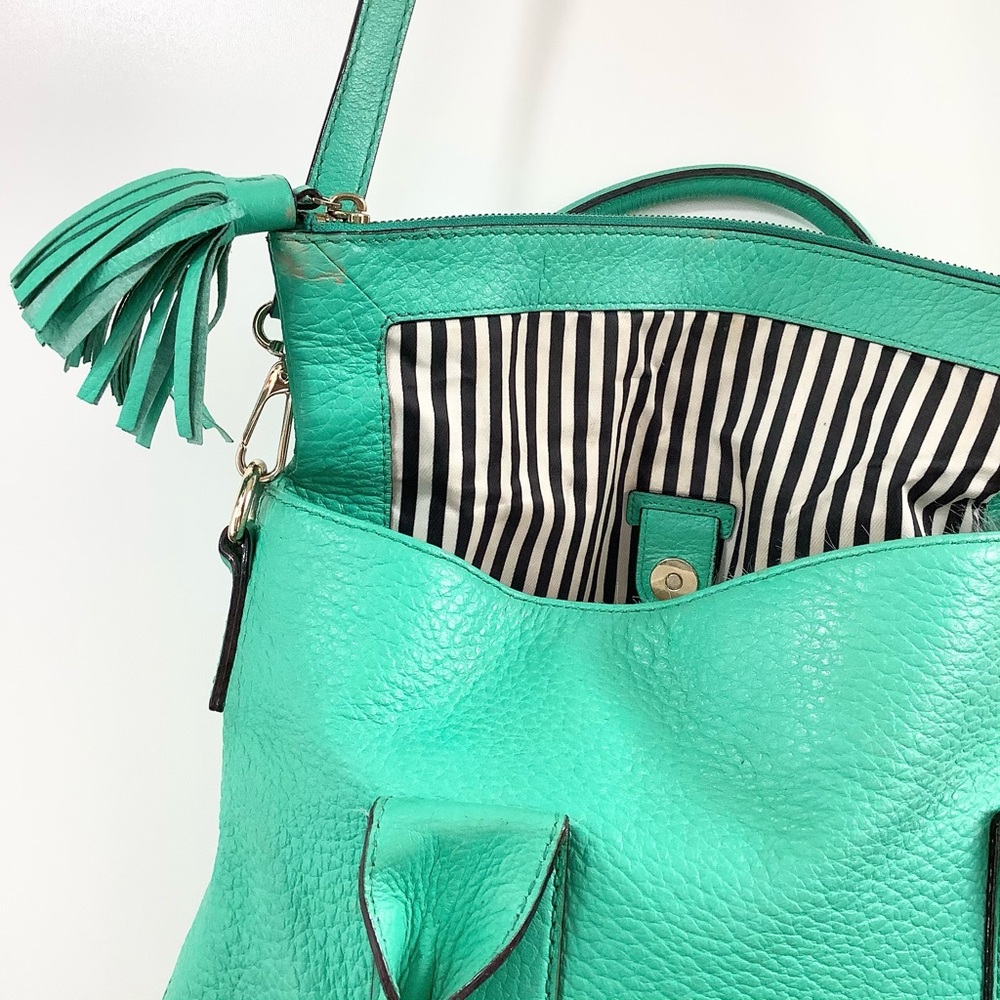 KATE SPADE Large Fold Over Pop Color Purse - Picture 7 of 16